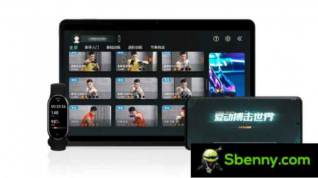 Xiaomi Band 8 interactive courses