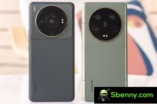 The Xiaomi 12S Ultra next to the Xiaomi 13 Ultra