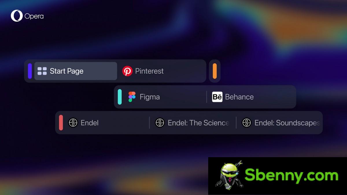 Opera One announced with a new user interface and tab management functionality