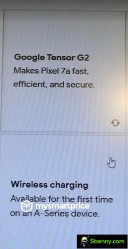 Pixel 7a specs leaked