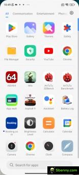 App drawer