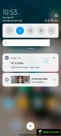 Standard notification tone and control center