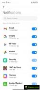 Notification options