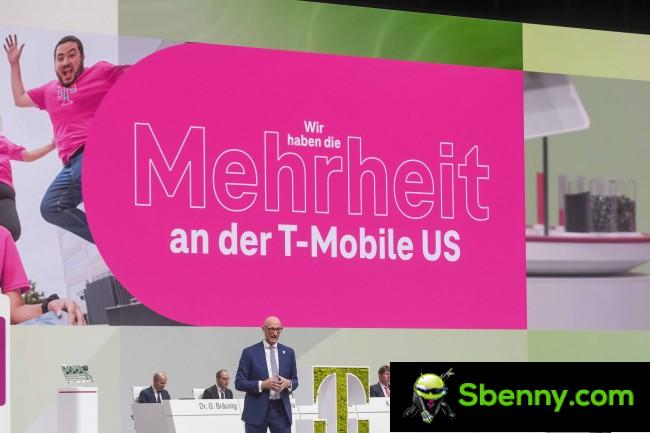 Timotheus Höttges at the Deutsche Telekom Annual Shareholders' Meeting in Bonn, Germany