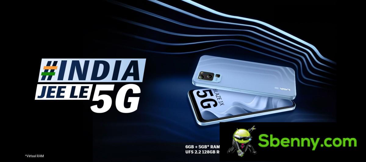 Lava Blaze 1X 5G Goes Officially Official with 6.5-inch Screen, 50MP Main Camera