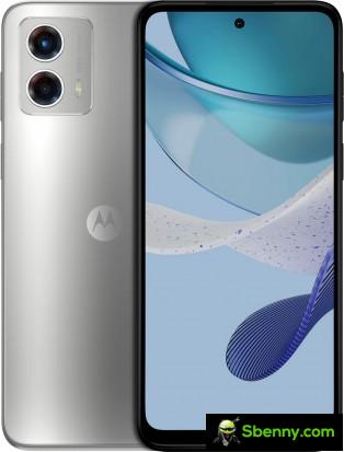 Moto G 5G (2023) in silver and navy