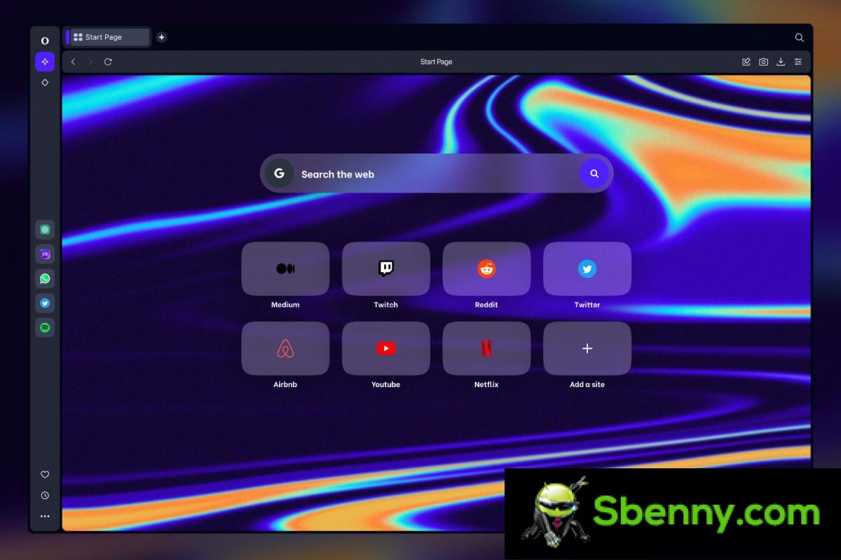 Opera One announced with a new user interface and tab management functionality