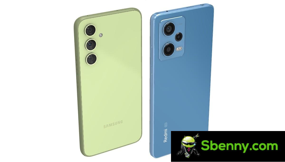 Samsung Galaxy A54 vs Xiaomi Redmi Note 12 Pro