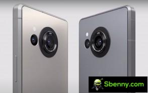 Aquos R8 camera system (left) and R8 Pro cameras (right)