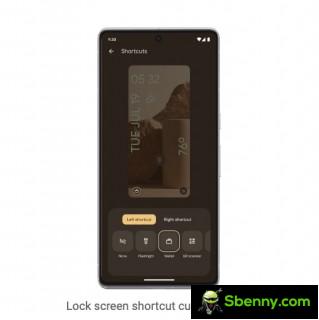 New lock screen customization options