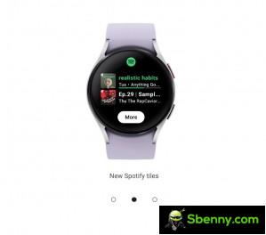 WhatsApp and Spotify applications