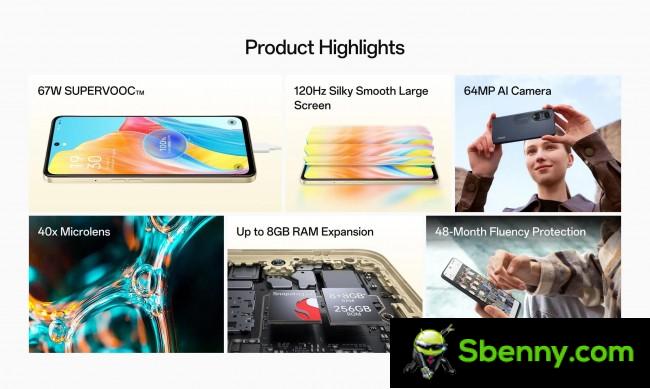Main specifications of the Oppo F23 5G