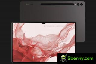 Rendering of the Galaxy Tab S9 Ultra