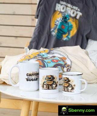 Our new Robot Coffee cups