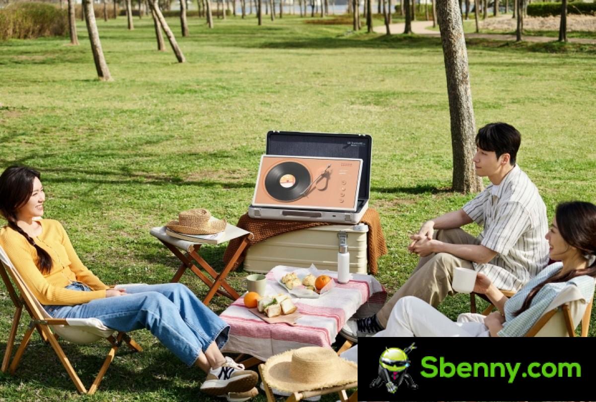 The LG StanbyME Go packs a screen and some speakers inside a briefcase