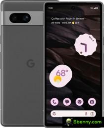 Google Pixel 7a in anthracite