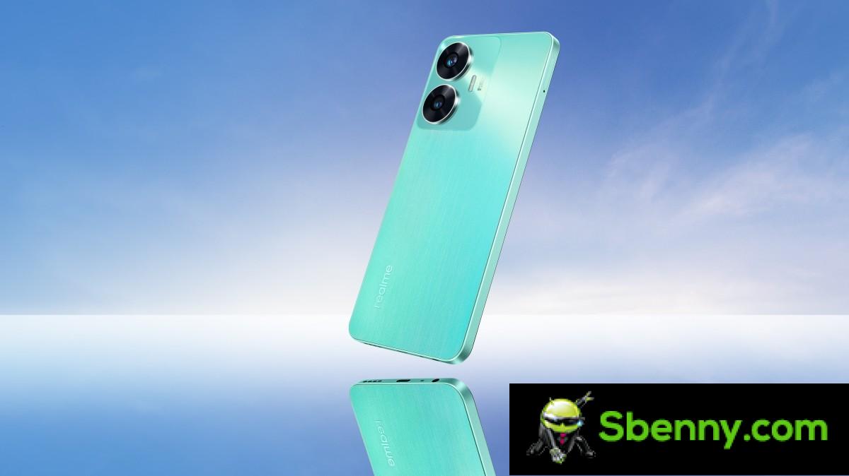 Realme C55 gets the new Rainforest color on the occasion of the 5th anniversary of Realme