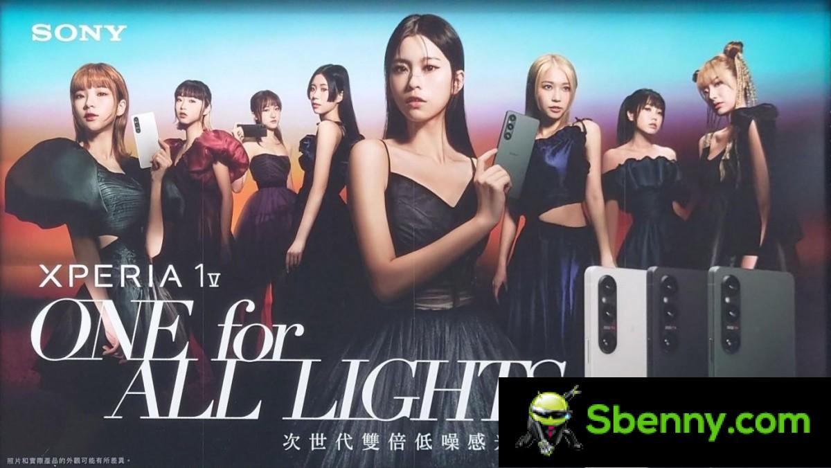 Sony Xperia 1 V design revealed on billboards