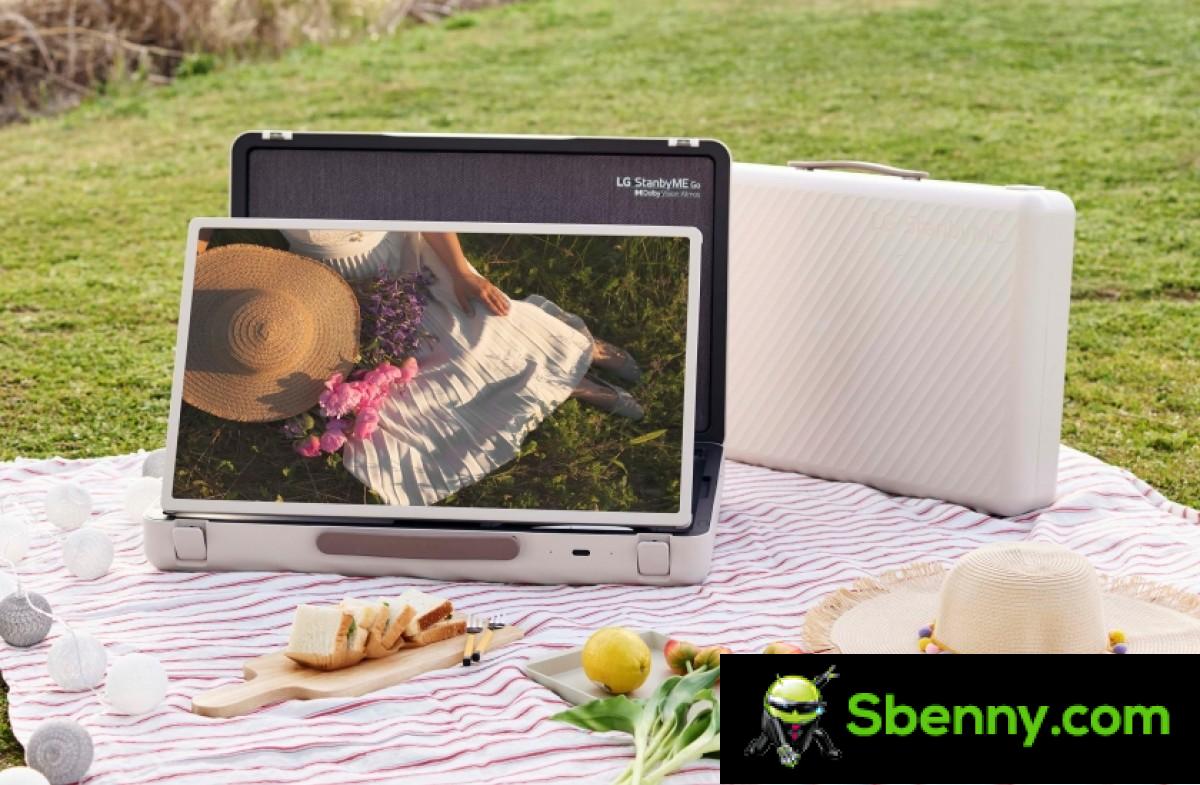 The LG StanbyME Go packs a screen and some speakers inside a briefcase