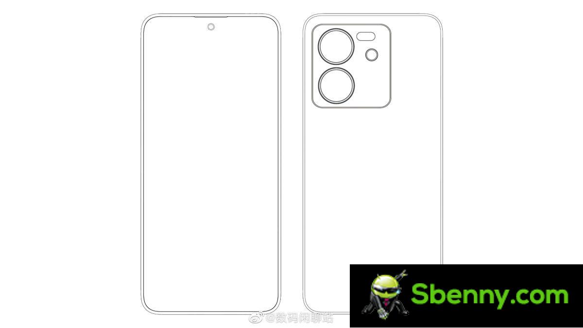 Xiaomi Redmi K60 Ultra, also known as Xiaomi 13T Pro, schematic surface,