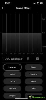 Features of the Tozo app