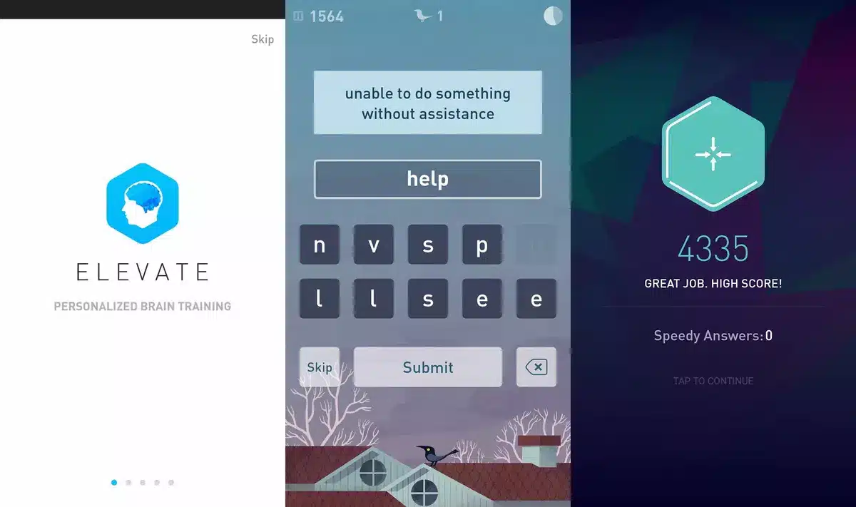 Play with Elevate to train your memory