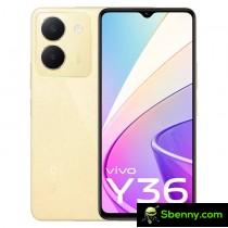 vivo Y36 in vibrant gold