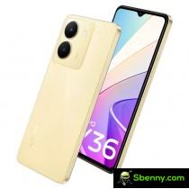 vivo Y36 in vibrant gold