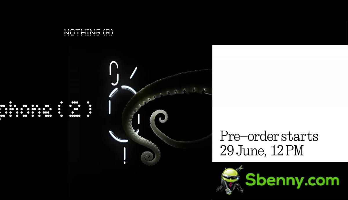 Nothing Phone (2) pre-orders in India start on June 29th