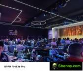 Inside the Oppo Hospitality tent