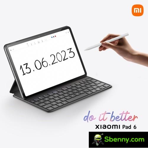 Xiaomi Pad 6 will be launched on June 13 in India