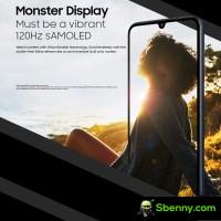 Details of the Galaxy M34 from Amazon India