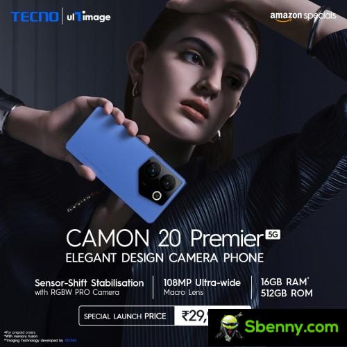 Tecno Camon 20 Premier launched in India