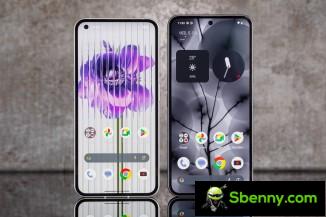 No Telephone (1) on the left and Telephone (2) on the right