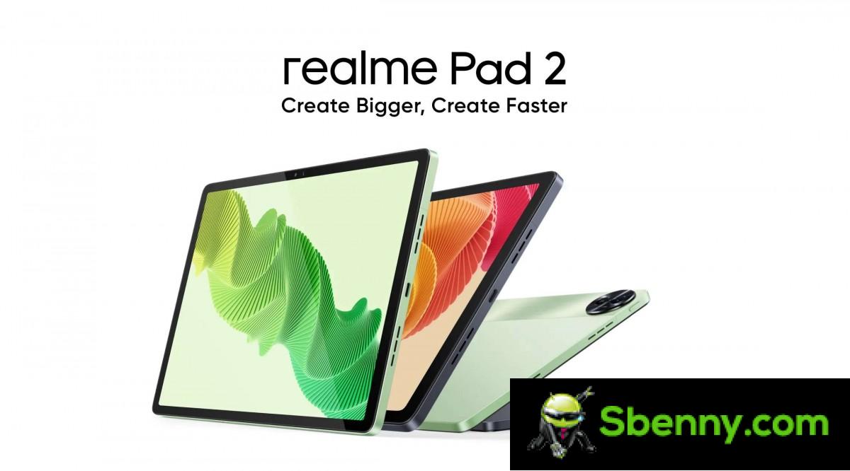 Realme Pad 2 is official: 11.5 '' 120Hz display, Helio G99 chip