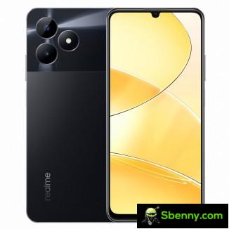 Realme C51 in mint green and carbon black