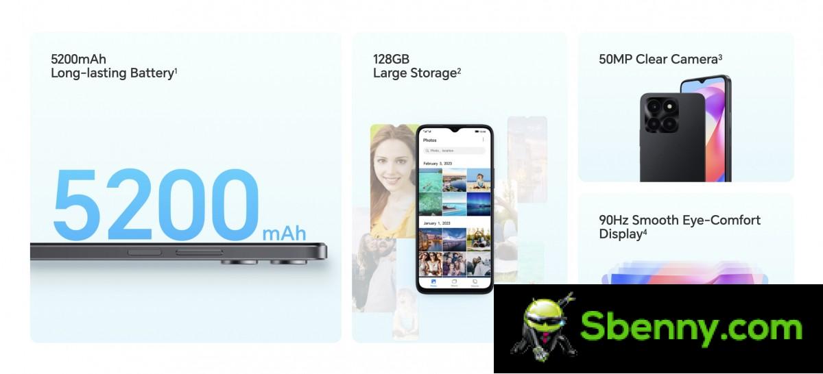 Honor X6a announced with 90Hz display and 5,200 mAh battery 