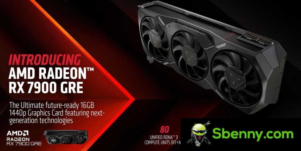 AMD announces Radeon RX 7900 GRE in China