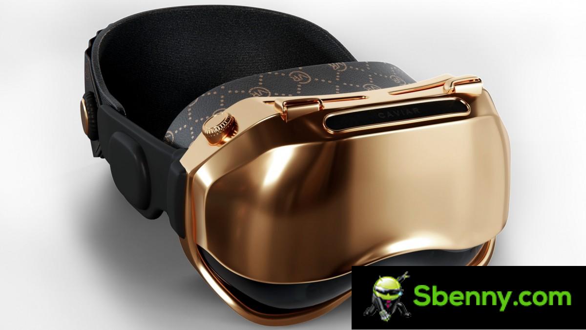 Caviar Introduces Apple Vision Pro CVR Edition Decorated With 18K Gold And Priced At $39,900