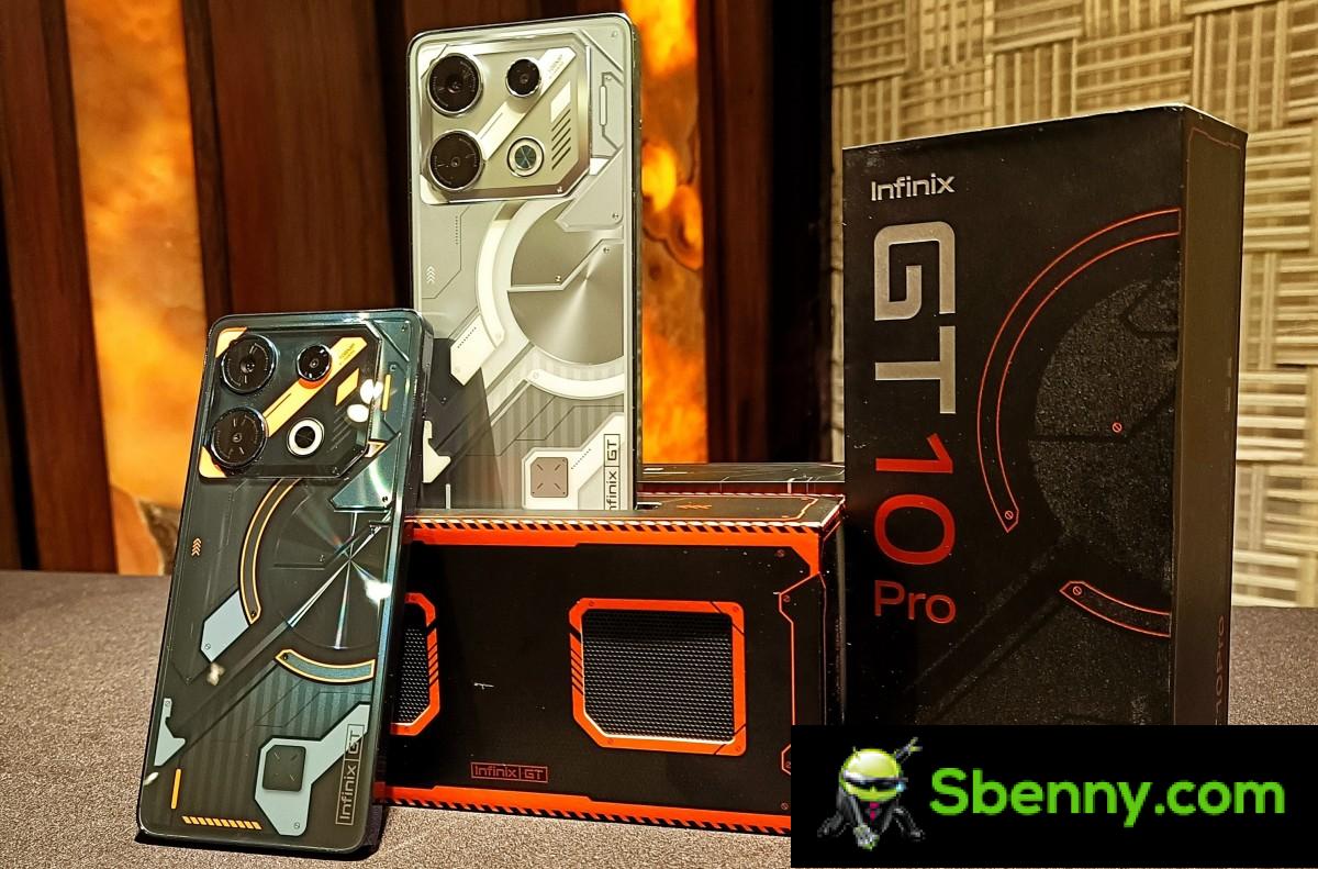 Infinix GT 10 Pro with its customizable box that can be transformed into a music amplifier