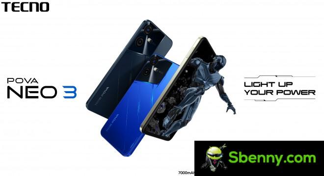 Tecno Pova Neo 3 key specs and design revealed by Tecno