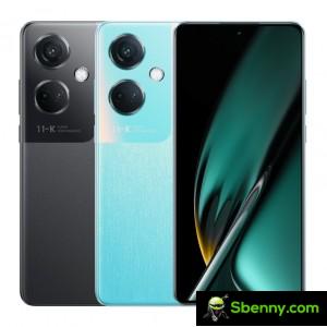 Oppo K11 in Moon Shadow Gray and Glacier Blue