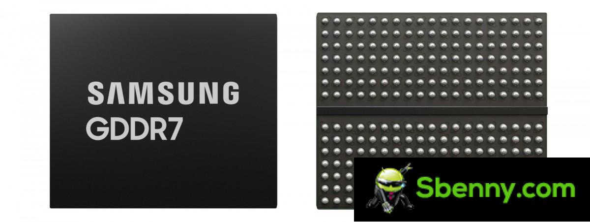 Samsung unveils GDDR7: 40% faster and 20% more energy efficient than GDDR6