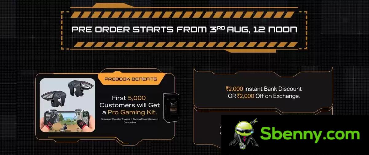 The Infinix GT 10 gaming phones will go on pre-order on August 3 with some freebies