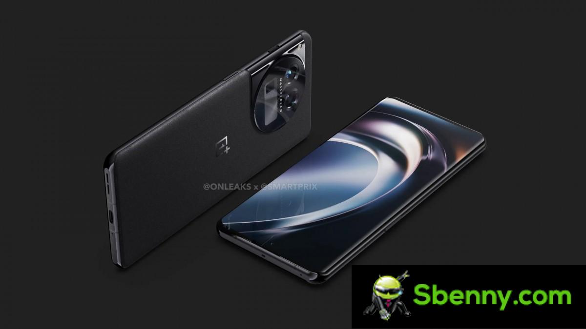 The leaked render of OnePlus 12 (Source: OnLeaks and Smartprix)
