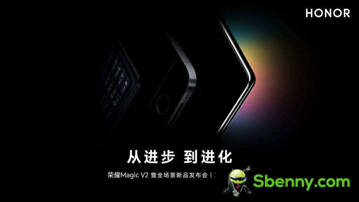 The first teaser of Honor Magic V2 emerges