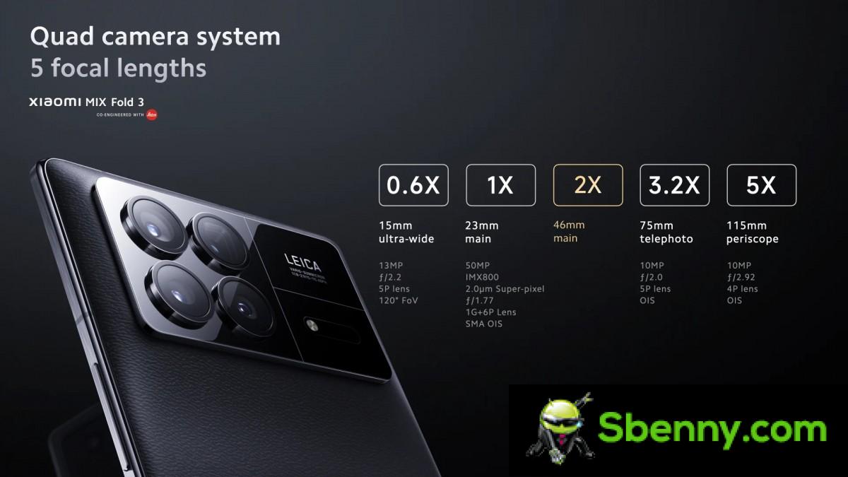 Xiaomi Mix Fold 3 debuts with refined hinge, periscope lens and 8 Gen 2 SD chip