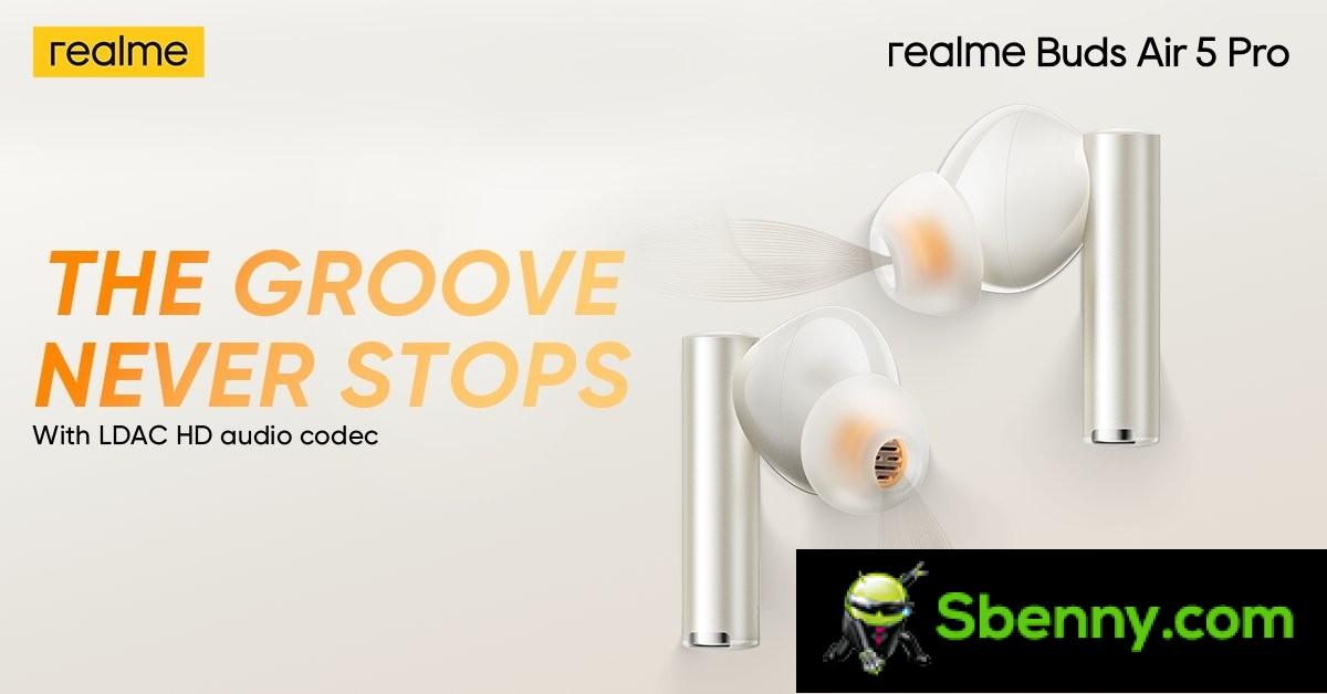 Realme Buds Air 5 series will go global on August 23rd