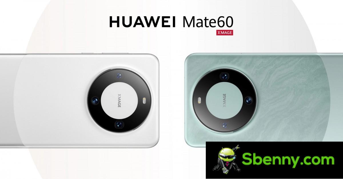 Huawei Mate 60 is also official with 6.69 '' OLED LTPO and satellite messaging 