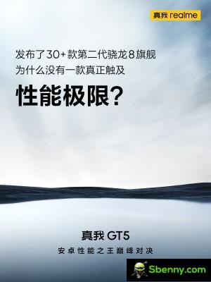The Realme boss anticipates that the GT5 will be a powerful Snapdragon 8 Gen 2